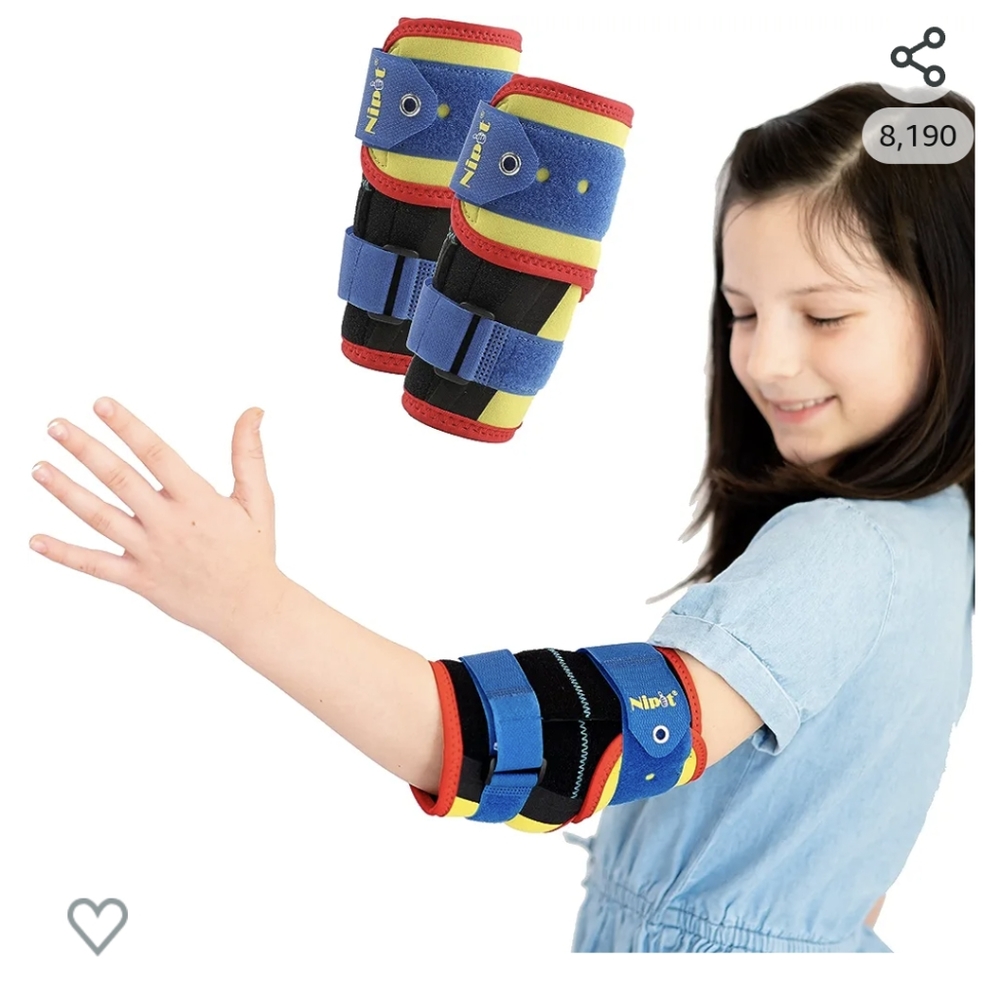 Set of 2 Nipit anti-thumb sucking arm braces
